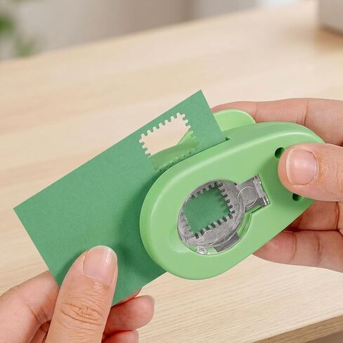 2.5cm Stamp Punch, Stamp Puncher, Green Postage Stamp Punch for Paper Crafting and Scrapbooking, Compact Paper Punch with Stamp Paper Punch Design, Easy to Use Crafting Tool for Creative Projects in Saudi Arabia