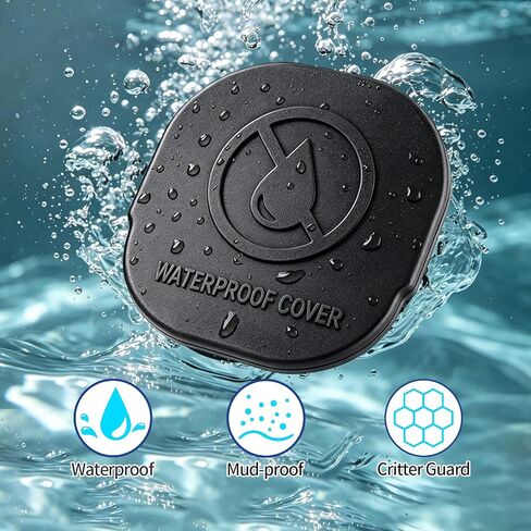 2-Pack Silicone Car Frame Tube Hole Plugs, Dustproof Anti-Sand Cover Compatible with Ford Ranger 2023-2025, Durable Silicone Dust Cover Compatible with Ford Ranger Accessories in Saudi Arabia