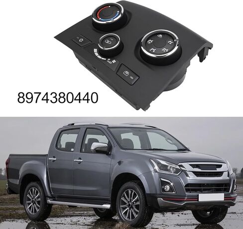 Air Conditioning Control Panel Switch,for Isuzu D-Max for Mu-X OEM 8974380440 Black Abs Interior Replacement Part in Kuwait