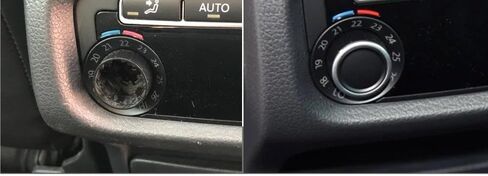 for Vw for Sharan 2012-2019 Car Rear Air Conditioning Control Panel Knob Cover Switch 7N0907049C in Kuwait