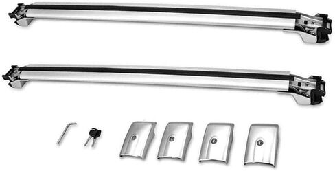 Roof Rack Cross Bars for Hyundai Palisade 2026 2027 | Lockable Design & 75kg Capacity | 2Pcs Silver Aluminum Anti-Corrosion Rooftop Cargo Carrier, No Drilling Required（EY） in Kuwait