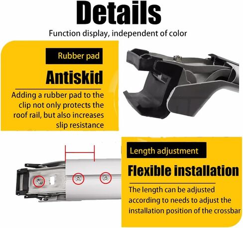 Roof Rack Cross Bars for Hyundai Palisade 2026 2027 | Lockable Design & 75kg Capacity | 2Pcs Silver Aluminum Anti-Corrosion Rooftop Cargo Carrier, No Drilling Required（EY） in Kuwait