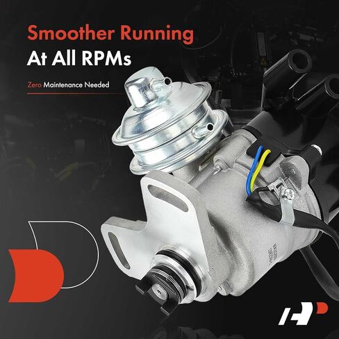 A-Premium Ignition Distributor with Cap and Rotor Compatible with Honda Accord 1986 1987 1988 1989 2.0L in Kuwait