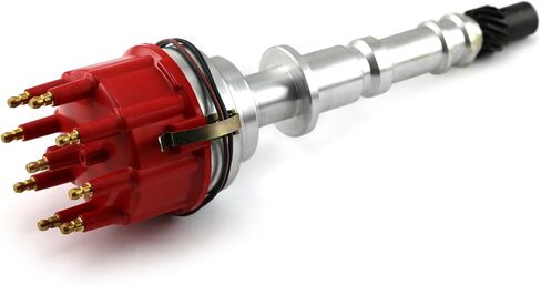 Speedmaster PCE376.1118.01 متوافق مع Chevy 348 409 Tall Block 8000 Series Pro Billet Distributor [أحمر] in Kuwait