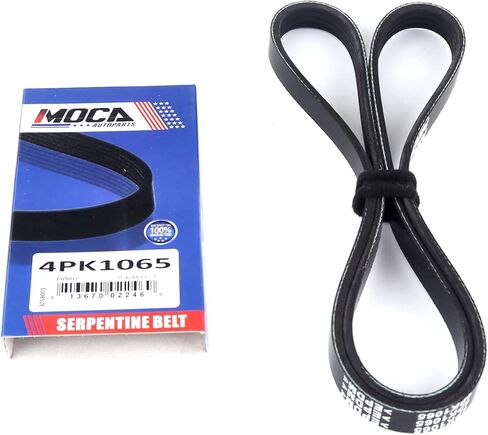 مجموعة حزام محرك WINBEST EPDM 4PK1065+6PK1115 متوافقة مع 1997-1999 لـ Acura CL، 1994-1997 لمولد Honda Accord 2.2L/AC وتوجيه الطاقة in Kuwait