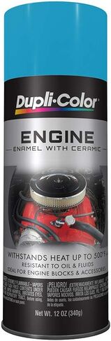 Dupli-Color DE1610-6 PK (EDE161007-6 PK) Pontiac Blue Engine Enamel with Ceramic - 12 oz. Aerosol, (Case of 6) in Kuwait