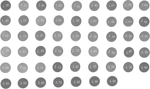 AHL مجموعة صمامات قابلة للتعديل 9.48 مم O.D. 1.20 مللي متر-4.00 مللي متر سميكة لسوزوكي TL1000R TL1000 R 1997-2003 (52 قطعة) in Kuwait