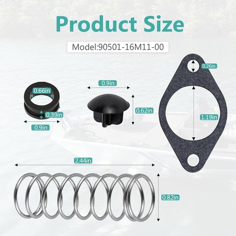 90501-16M11-00 Poppet Valve Repair Kit Fits For Yamaha 115HP 130HP 150HP 175HP 200HP 225HP 250HP 300HP, 38-1008 Yamaha, 90/225 Hp 1997-2015 in Saudi Arabia
