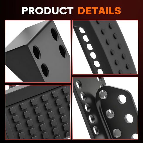 Rogierra Gas and Brake Pedal Extenders for Short Drivers People,Pedal Extenders for Cars, Go Karts, Ride-On Toys,Adjustable to Any Angle,Solution-Steel & Rubber Construction in Kuwait