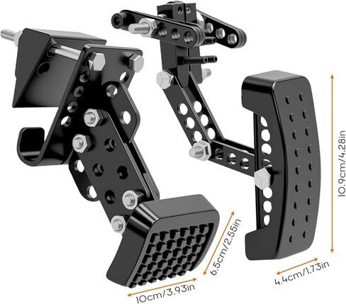 Rogierra Gas and Brake Pedal Extenders for Short Drivers People,Pedal Extenders for Cars, Go Karts, Ride-On Toys,Adjustable to Any Angle,Solution-Steel & Rubber Construction in Kuwait