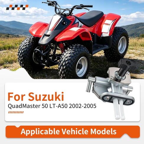 صمام غاز الوقود بيتكوك الحنفية عاصي لسوزوكي QuadMaster 50 LT-A50 2002-2005 44300-43F00 44300-43F01 in Kuwait