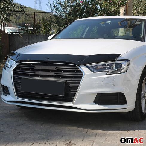 OMAC Front Bug Shield غطاء محرك السيارة منحرف لأودي A3 S3 A3 Quattro A3 e-tron 2015-2020 in Kuwait
