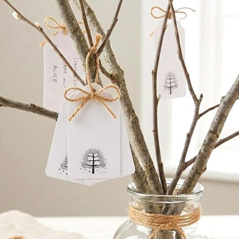 ANGEL & DOVE Funeral Memory Tree Tags, White, with String - Wishing Tree, Favors, Guest Book in Saudi Arabia