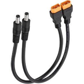 CENSHI 2-Pack XT60 Female to DC 5.5mm x 2.5mm Male Adapter Cable, 1 Ft 16AWG Charging Power Cord for Travel Trailer, TS100 Soldering Iron, FPV Monitor, and Drone in Saudi Arabia