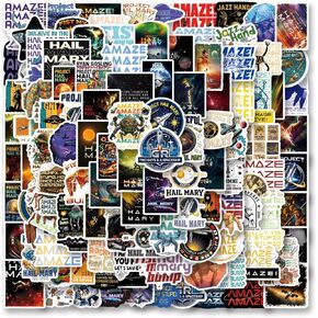 120 Pcs Project Hail Mary Merch Project Hail Mary Stickers for Fans for Movie Lovers Reading Books Kindle Sticker Waterproof Vinyl Decals for Laptop Ebook Readers Water Bottles Journal Scrapbook in Saudi Arabia
