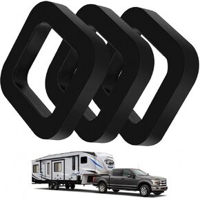 3 PCS 2 Inch Hitch Receiver Silencer Pad, Noise & Rattle Reducer Trailer Hitch Cushion for Ball Mounts, Rubber Silencer Pad Provide Cushion Between Receivers and Tow Hitches in Saudi Arabia