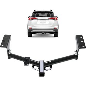 جهاز استقبال ALMULOO فئة 3 وصلة مقطورة 2 بوصة متوافق مع 2006-2018 Toyota RAV4 وصلة مقطورة مطلية بمسحوق الفولاذ الأسود in Kuwait