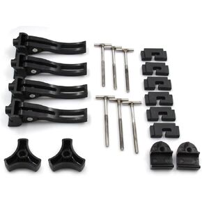 Replacement Hardware Kit for Hard Tri-Fold & Quad-Fold Truck Bed Covers - Latches, T-Bolts, Nuts & Knobs Included in Saudi Arabia