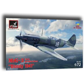 Armory AR-72011 1/72 Model kit of MiG-3 Late - 'Bloody 1941' Plastic Model kit, Grey in Saudi Arabia