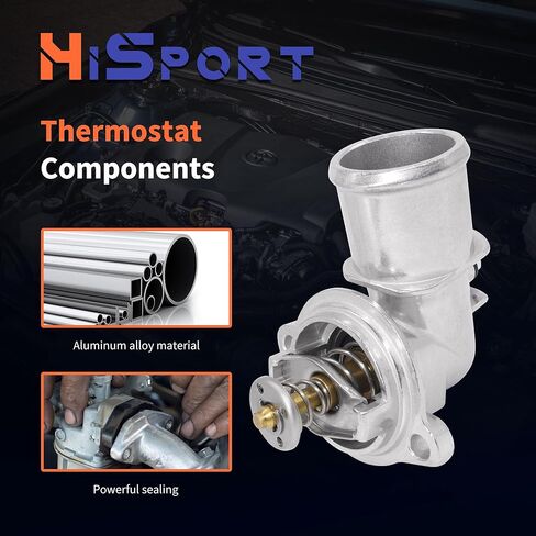 مجموعة مبيت منظم حرارة مبرد المحرك HiSport 902-3040 متوافقة مع Jeep Ram 1500 2014-2022، Gladiator 2021-2022، Grand Cherokee 2014-2021، Wrangler 2020-2022 3.0L استبدال 68253514AA in Kuwait