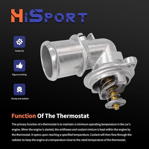 مجموعة مبيت منظم حرارة مبرد المحرك HiSport 902-3040 متوافقة مع Jeep Ram 1500 2014-2022، Gladiator 2021-2022، Grand Cherokee 2014-2021، Wrangler 2020-2022 3.0L استبدال 68253514AA in Kuwait