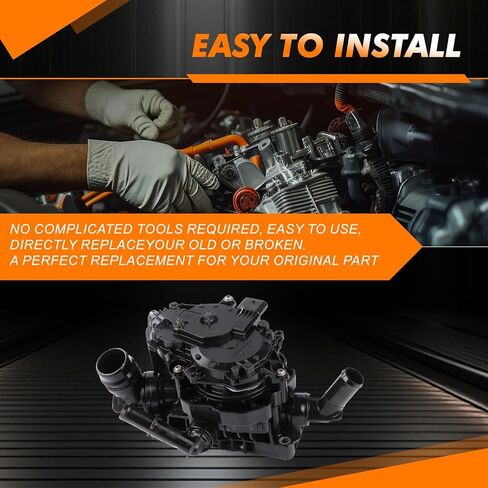 Coolant Thermostat Housing Assembly 25600-2J100 For Hyundai Kona Elantra Sedan 2018 2019 2020 2021 2022 2.0L l4 Replaces# 25600-2J100 in Kuwait