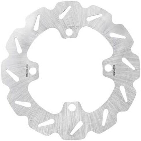 Tusk Stainless Steel Typhoon Rear Brake Rotor Compatible with Kawasaki KX85 2001-2025/KX100 1998-2021/KX112 2022-2025 Replaces OEM 41080-0170, 41080-1492, 41080-0757, Suzuki K4108-01492 in Kuwait
