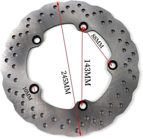 Rotors For MT09 FZ09 MT07 For Tracer 7 900GT YZF-R7 R7 For XSR700 For XSR900 MT-09 MT-07 Motorcycle Rear Brake Disc Rotor in Saudi Arabia