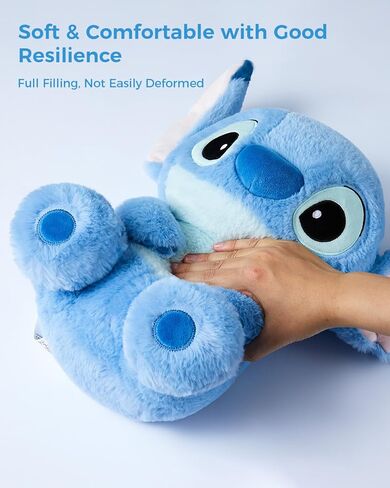 MINISO Disney 16" Lilo & Stitch Collection Stitch Stuffed Animal Cute Plush Toy for Boys Girls Women Men Disney Fans Peluches (16" Stitch) in Kuwait