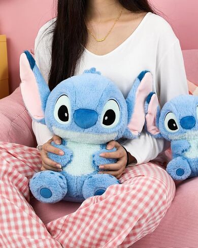 MINISO Disney 16" Lilo & Stitch Collection Stitch Stuffed Animal Cute Plush Toy for Boys Girls Women Men Disney Fans Peluches (16" Stitch) in Kuwait