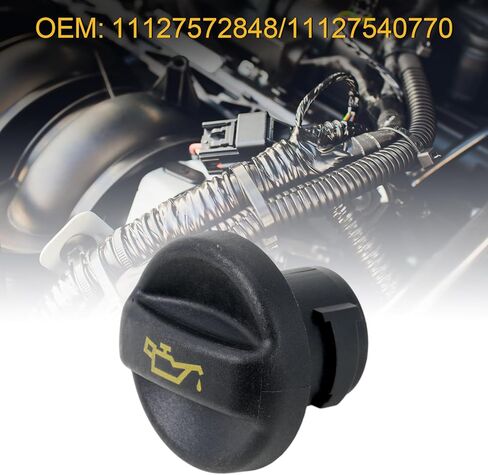 11127572848 Engine Oil Filler Cap Compatible for BMW 2011-2024 F20 & MINI 2007-2016 R55 R60 R56 R58 R57 R61 R59 Replace# 11127540770 11127582398 11127615369 11127806155 81217 134001 in Saudi Arabia
