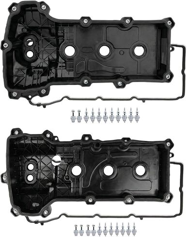أغطية صمامات المحرك متوافقة مع Ford F-150، Edge، Explorer، Mustang، Transit & Lincoln MKZ MKX 3.5L 3.7L (2011-2020) غير توربو، قطعة استبدال مباشرة # BR3Z6582U BR3Z6582R in Kuwait