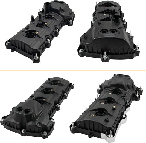 أغطية صمامات المحرك متوافقة مع Ford F-150، Edge، Explorer، Mustang، Transit & Lincoln MKZ MKX 3.5L 3.7L (2011-2020) غير توربو، قطعة استبدال مباشرة # BR3Z6582U BR3Z6582R in Kuwait