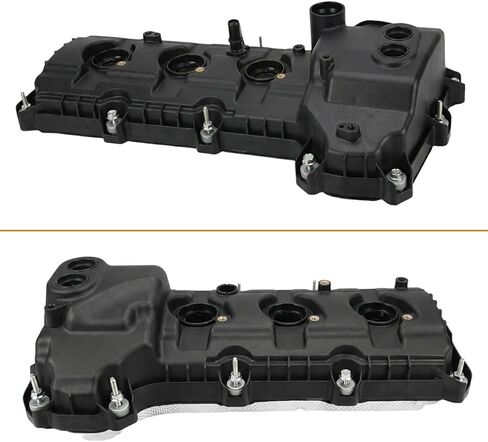 أغطية صمامات المحرك متوافقة مع Ford F-150، Edge، Explorer، Mustang، Transit & Lincoln MKZ MKX 3.5L 3.7L (2011-2020) غير توربو، قطعة استبدال مباشرة # BR3Z6582U BR3Z6582R in Kuwait