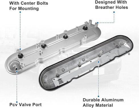 Engine Valve Cover Left Driver Side with Gasket & Bolts 264-969 12642655 Compatible for Chevy Compatible for GMC Compatible for Cadillac Compatible for Hummer Compatible for Pontiac G8 in Saudi Arabia