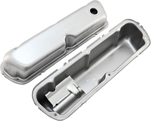 أغطية الصمامات الفولاذية تناسب 1962–85 Ford SB 260‑289‑302‑351W - أملس - فتحة واحدة - فولاذ خام in Kuwait