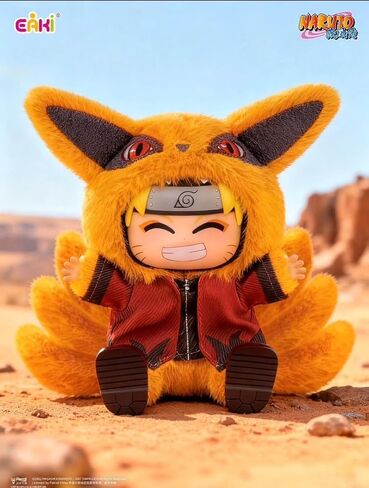 لعبة ABYSTYLE Naruto Shippuden Miniso Cute Beasts Eaki Blind Box القابلة للجمع من القطيفة الرسمية لشخصية الرسوم المتحركة الغامضة الناعمة والمحبوبة من القطيفة الصغيرة للمعجبين وهواة الجمع in Kuwait