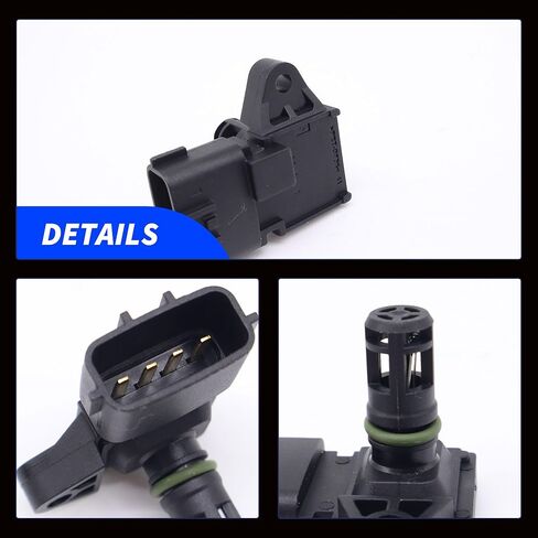 مستشعر الضغط المطلق HiSport MAP Manifold - متوافق مع دودج رام يستبدل 5WK96801 2897333 4921322 4903286 in Kuwait