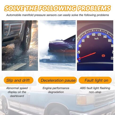 مستشعر خريطة الضغط المطلق المنوع الممتاز لسيارة E150 E250 E350 F150 F250 F250 F350 Mustang Ranger Taurus Town Car، استبدل E7EF9F479A1A، E7EF9F479A2A، E7FZ9F479A، E7OZ9F479A، SU208 in Kuwait