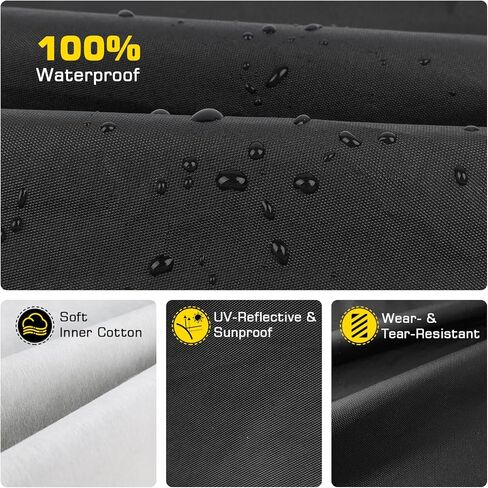 Waterproof Car Cover for Chevy Camaro 1982-2002, 6 Layers Covers with Cotton Liner and Zipper Door, All Weather Full Exterior Cover, Snow Rain Hail Dust Leaves Bird droppings Protection in Kuwait