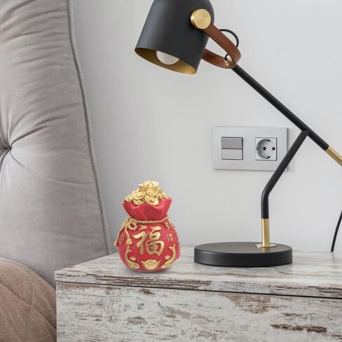 ibasenice Tabletop Decorative Money Holder Chinese Style Lucky Piggy Bank for Year Resin Bank for Great for Families and Friends for and Storage in Kuwait