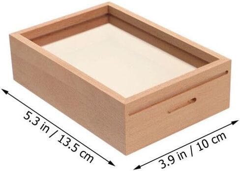 Operitacx Photo Frame Piggy Bank Money Box, Wooden Decorative Coin Savings Box with Transparent Front Panel for Home, Office & Study Desk Goal Savings & Gift Use, 5.31 x 3.93 x 1.77 Inch in Kuwait