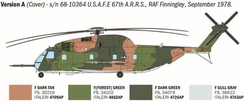 Italeri 91035 HH-53C سوبر جولي جرين جاينت 1:72 مقياس البلاستيك أطقم منمذجة/نموذج التجمع in Kuwait