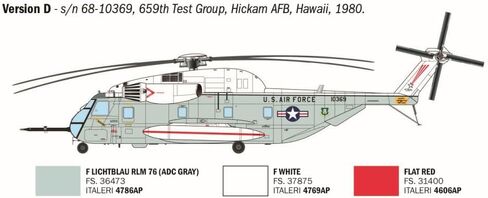 Italeri 91035 HH-53C سوبر جولي جرين جاينت 1:72 مقياس البلاستيك أطقم منمذجة/نموذج التجمع in Kuwait