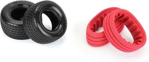 AKA Products, INC. Array Clay Rear 1.7"/2.2" Dirt Oval Tires (2), AKA13138CR in Kuwait