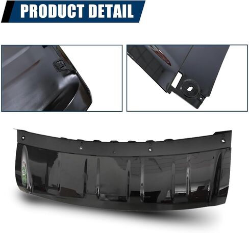 FZJDSD Gloss Black 2PCS Front Bumper Skid Plate Cover Trim LR109870 Compatible with Land Rover Range Sport 2018-2022 in Kuwait