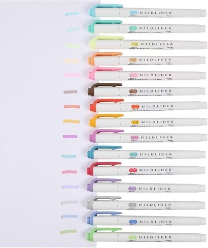 ZEBRA MILDLINER Highlighter pen markers, Mild Gray (WKT7-MGR) x 10 in Saudi Arabia