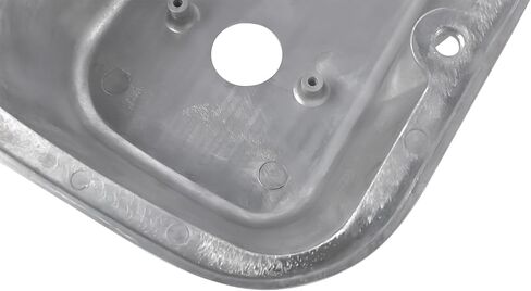 Tall Finned Aluminum Valve Covers 3 11/16" Polished Replacement for Chevy BBC Big Block 396 454 502 1965-1995 in Kuwait