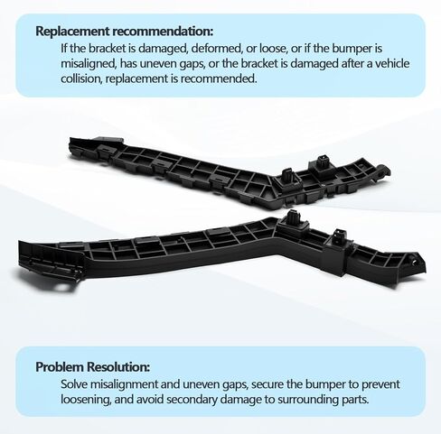 Front Left and Right Bumper Spacer Bracket Retainer Compatible with Acura TLX 2015 2016 2017 Replaces 71193-TZ3-A00 in Kuwait