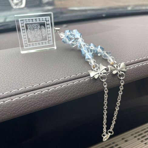 Islam White Crystal Beads Allah Quran AYATUL KURSI car Hanging car Pendant in Saudi Arabia